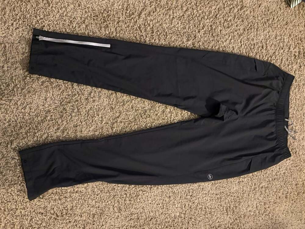 Peter Millar Lightweight Vancouver Action Training Pants Men's size M Black